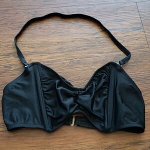 Vintage Oscar de la renta Black Whimsygoth Edgy Feminine Trendy Bralette Size 12
